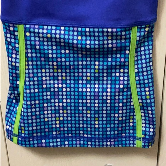 Triple Flip Blue & Teal Spaghetti Strap Tank Top - Picture 3 of 6